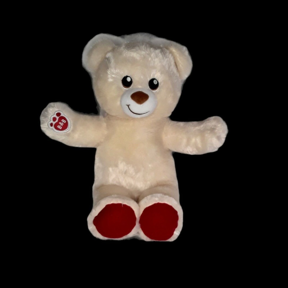 Build A Bear Workshop BAB 15" Teddy Bear Cream Cuddly Soft Toy Stuffed Animal